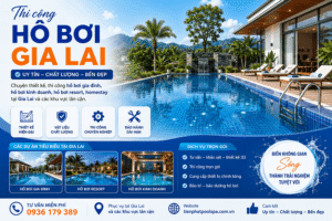 thi công hồ bơi gia lai