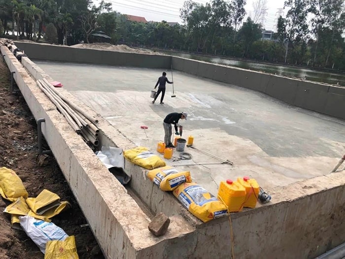 chống thấm hồ bơi 01