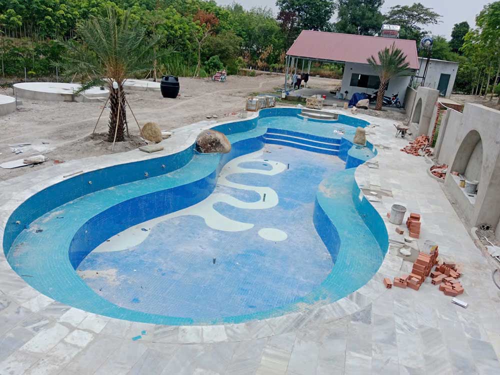 hồ bơi Lani glamping dầu tiếng 1